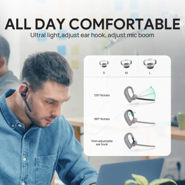 Explorer 505 Bluetooth Headset - Black - Image 5